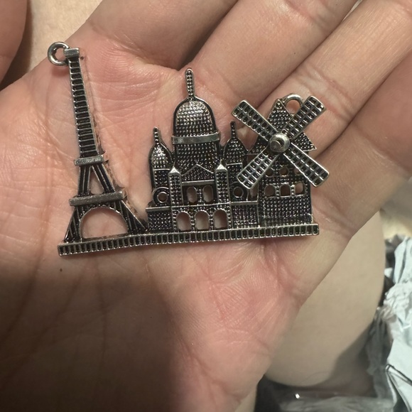 Paris Effie Tower windmill pendant Charm - Picture 3 of 3